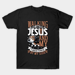 Jesus and dog - Tarsus çatalburun T-Shirt